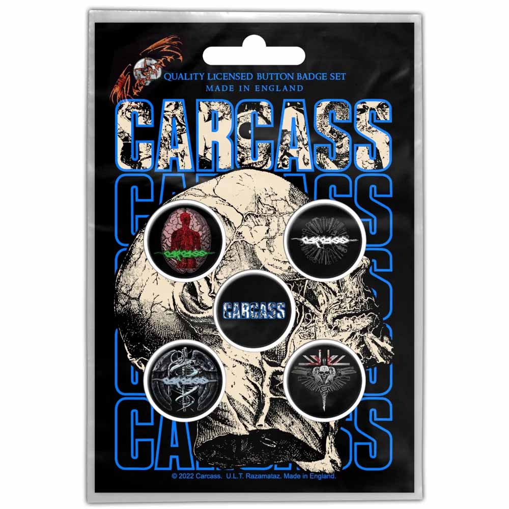 CARCASS - NECRO HEAD / 5個セット